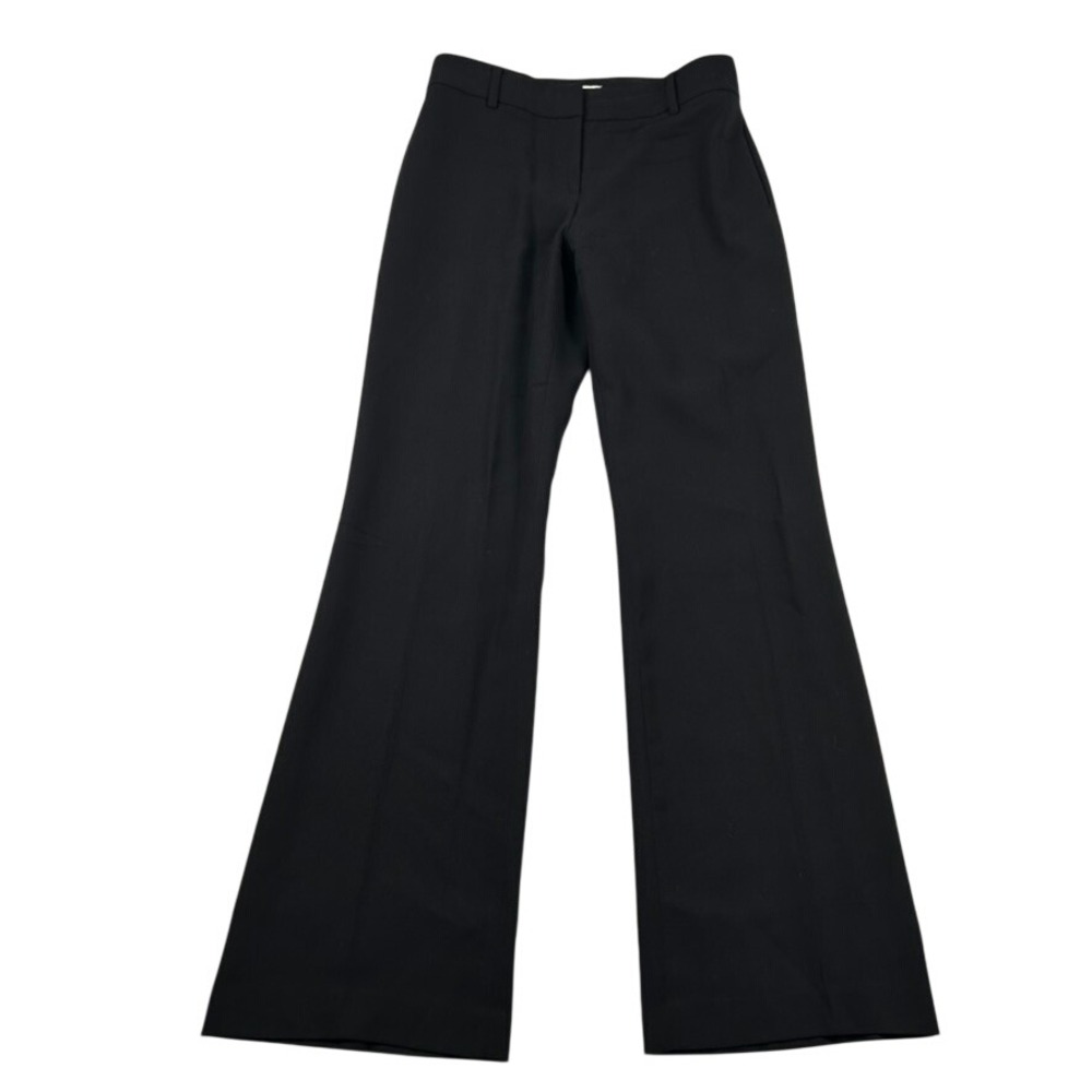 Vintage J.Crew Pants Womens 4 100% Wool Flare Boot Dress Trouser Black Japan